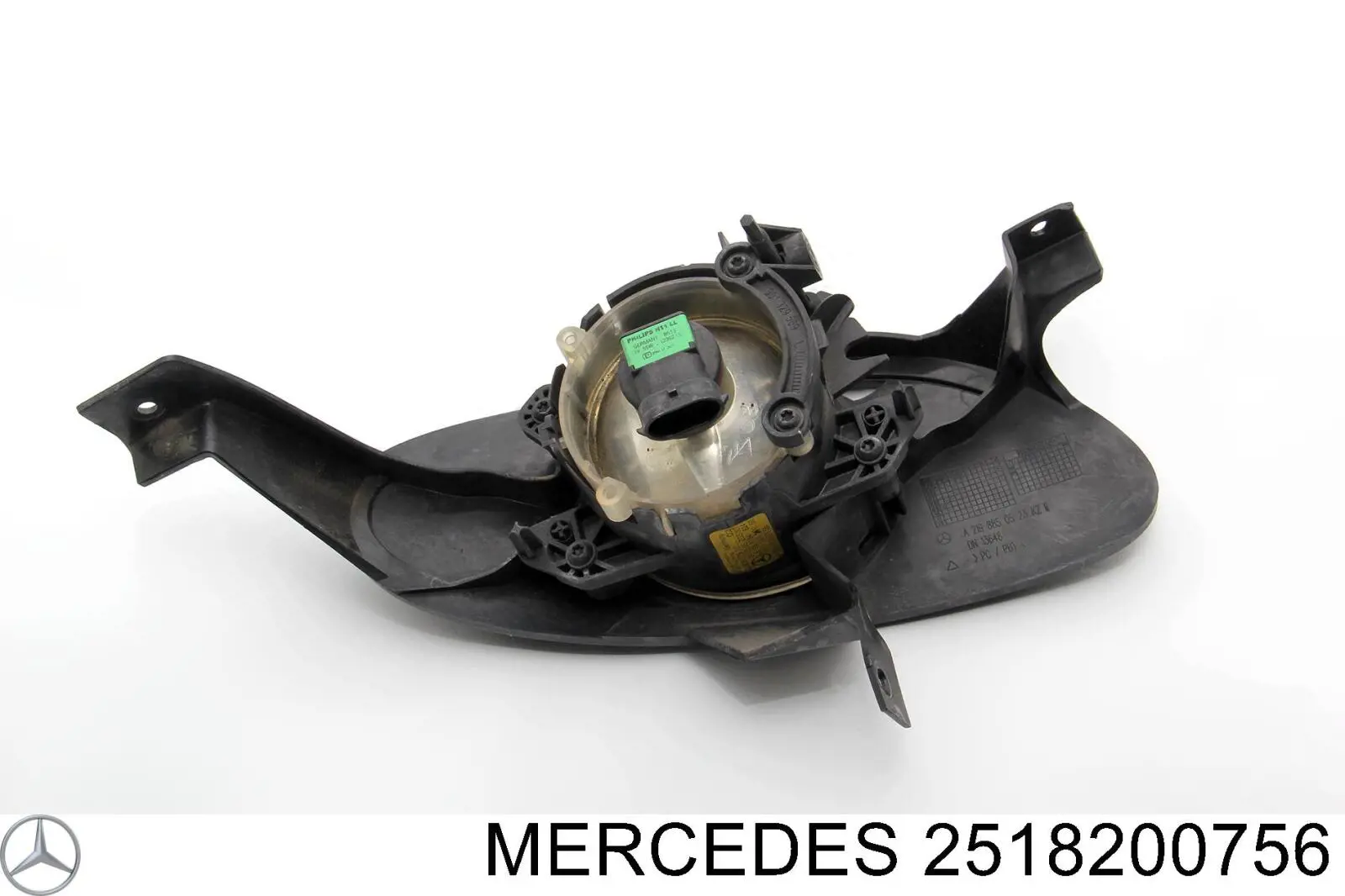 Do koszyka 2518200756 Mercedes Lampa przeciwmgielna lewa