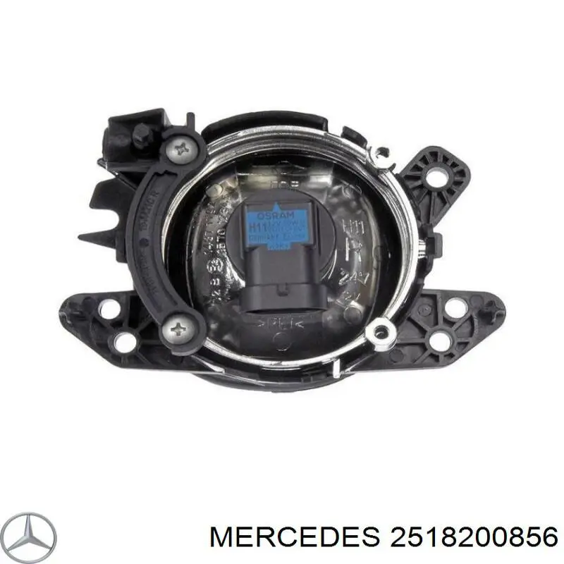 2518200856 Mercedes lampa przeciwmgielna prawa