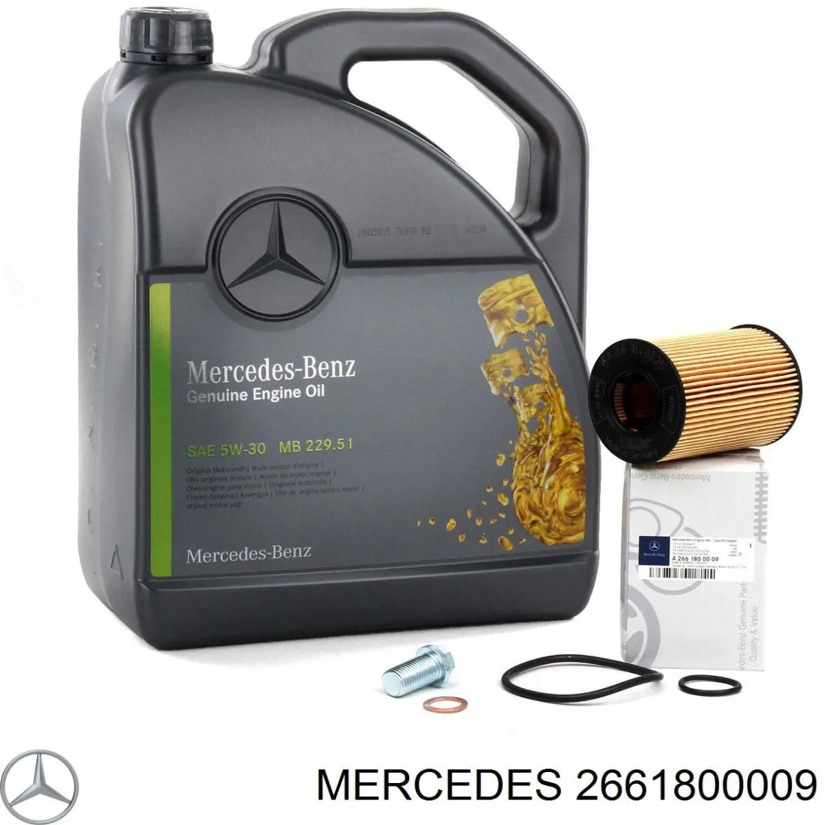2661800009 Mercedes Filtr oleju