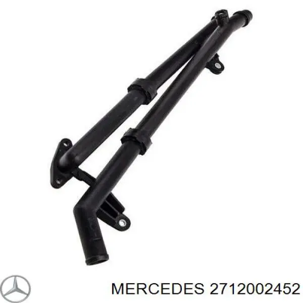 Przewód (króciec) układu chłodzenia Mercedes 2712002452 cena, od 31,66 USD