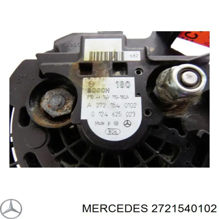 2721540102 Mercedes Alternator