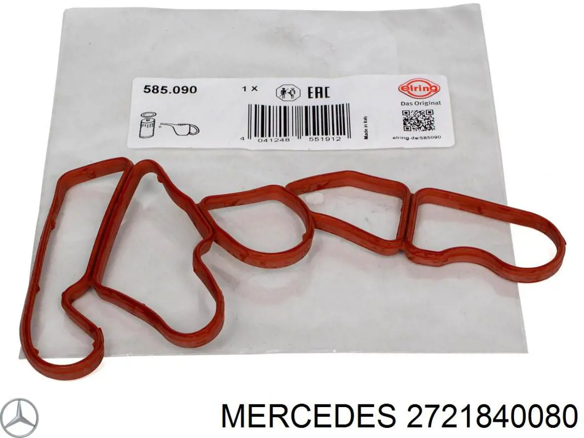 Do koszyka A2721840380 Mercedes Uszczelka adaptera filtra oleju