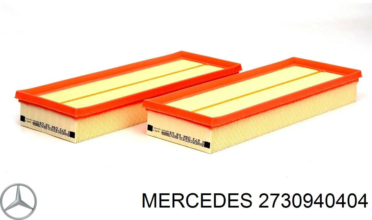 Filtr powietrza Mercedes 2730940404 cena, od 40,12 USD
