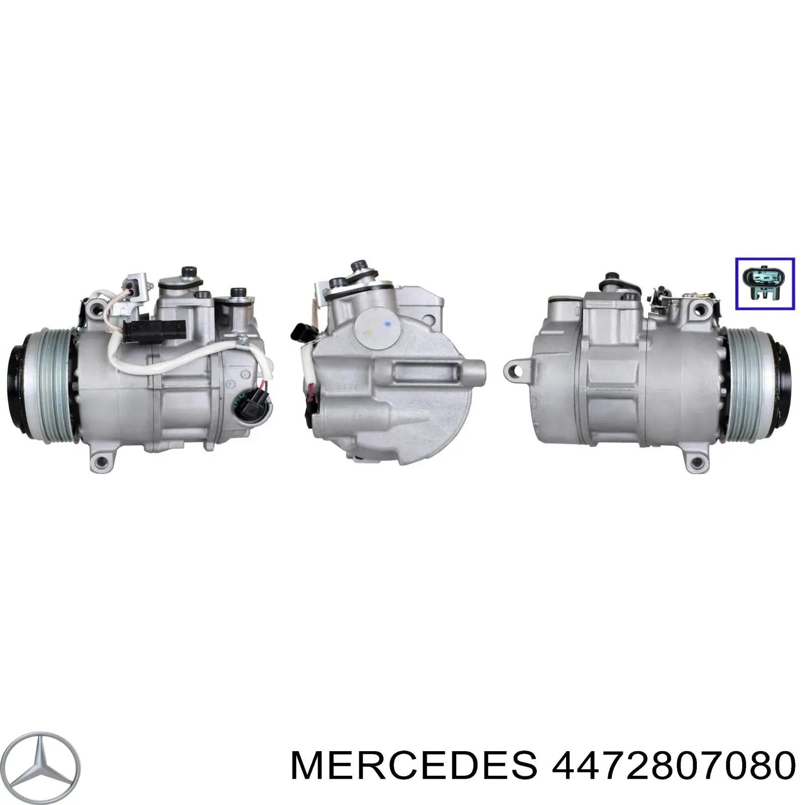 Sprężarka klimatyzacji Mercedes 4472807080 cena, od 299,65 USD