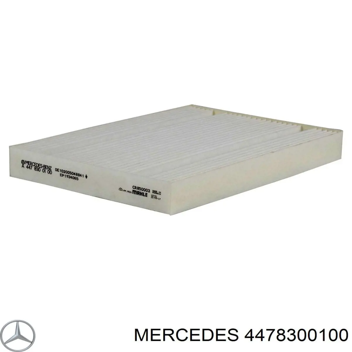 4478300100 Mercedes filtr kabiny