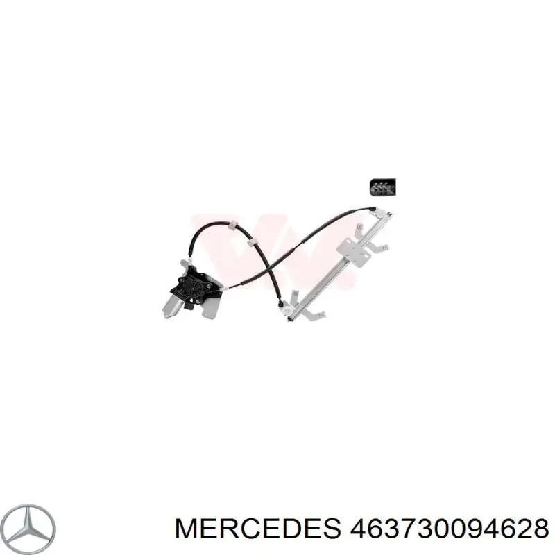 Mechanizm podnoszenia szyby drzwi tylnych lewych Mercedes A4637300946 cena, od 572,22 USD