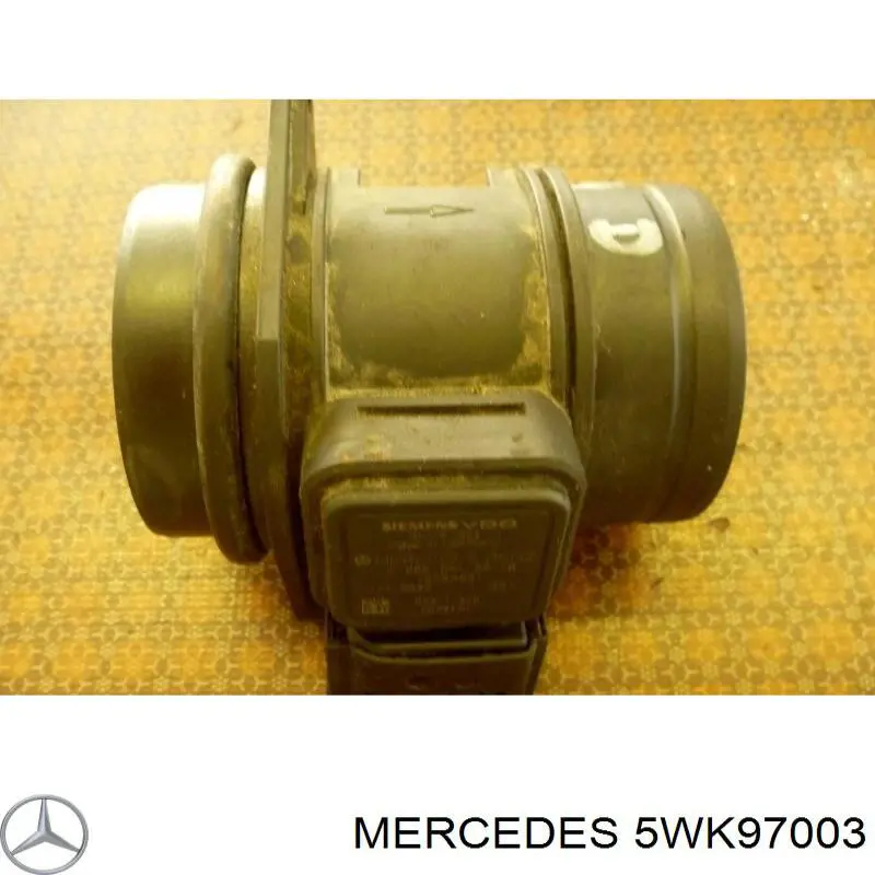 Czujnik przepływu powietrza, przepływomierz powietrza M.A.F. Mercedes 5WK97003 cena, od 71,51 USD