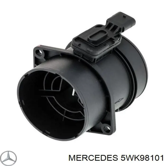 Czujnik przepływu powietrza, przepływomierz powietrza M.A.F. Mercedes 5WK98101 cena, od 110,03 USD