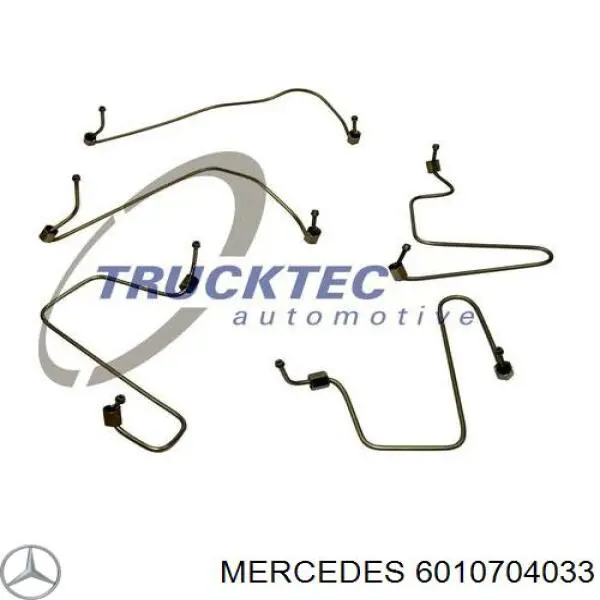 Rurka paliwa wtryskiwacza 4. cylindra Mercedes 6010704033 cena, od 17,74 USD