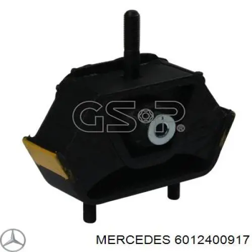 Poduszka (podpora) silnika przednia Mercedes 6012400917 cena, od 34,01 USD