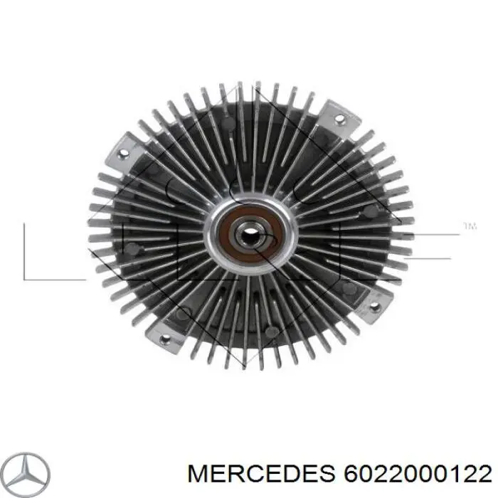 Do koszyka 6022000122 Mercedes Sprzęgło wiskotyczne wentylatora chłodzenia