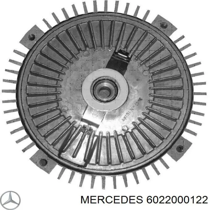 Sprzęgło wiskotyczne wentylatora chłodzenia Mercedes 6022000122 cena, od 65,20 USD