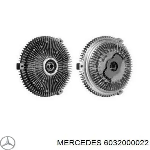 6032000022 Mercedes Sprzęgło wiskotyczne wentylatora chłodzenia