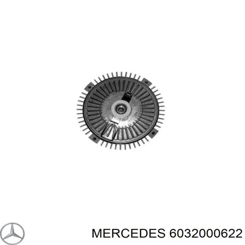 Do koszyka 6032000622 Mercedes Sprzęgło wiskotyczne wentylatora chłodzenia