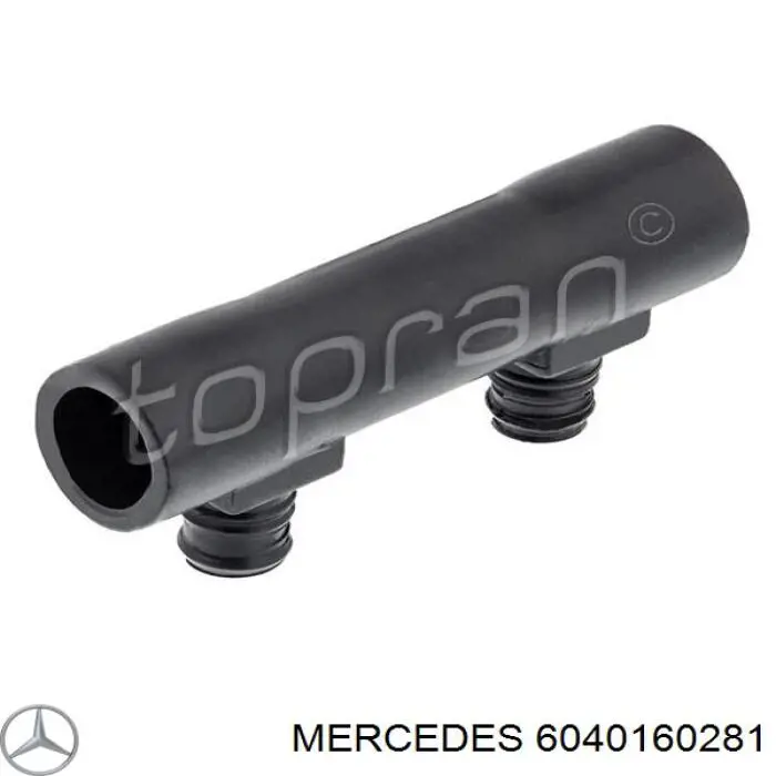 Króciec wentylacji kadłuba (separatora oleju) Mercedes 6040160281 cena, od 9,07 USD