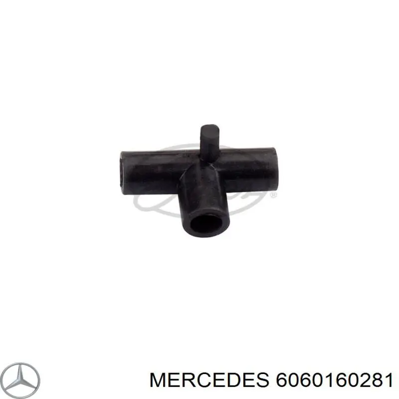 Króciec wentylacji kadłuba (separatora oleju) Mercedes 6060160281 cena, od 11,19 USD