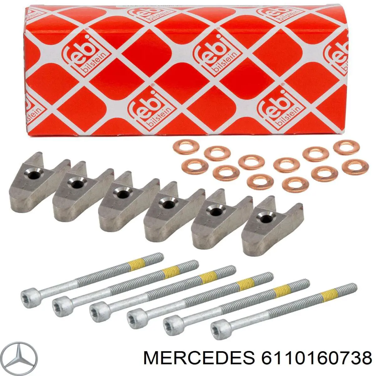 Wspornik mocowania wtryskiwacza Mercedes 6110160738 cena, od 14,81 USD