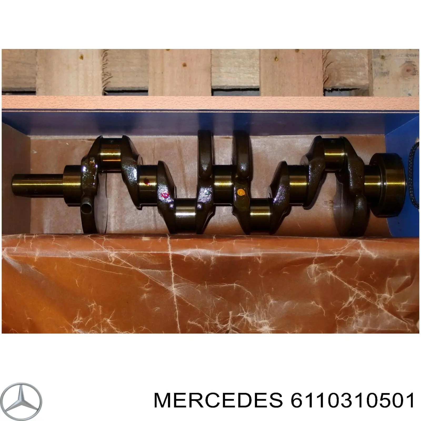 Do koszyka 6110310501 Mercedes Wał korbowy silnika