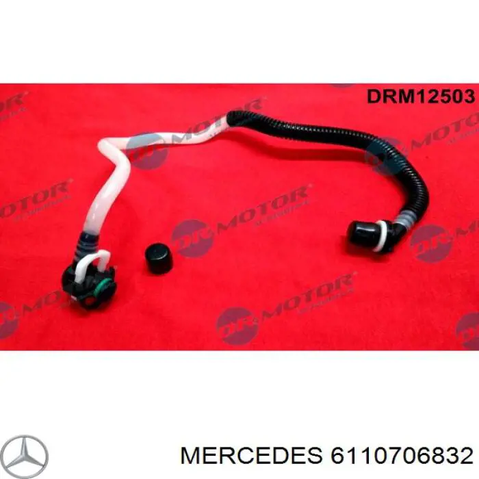 Rurka paliwowa od pompy paliwa do zaworu odcięcia paliwa Mercedes 6110706832 cena, od 17,53 USD