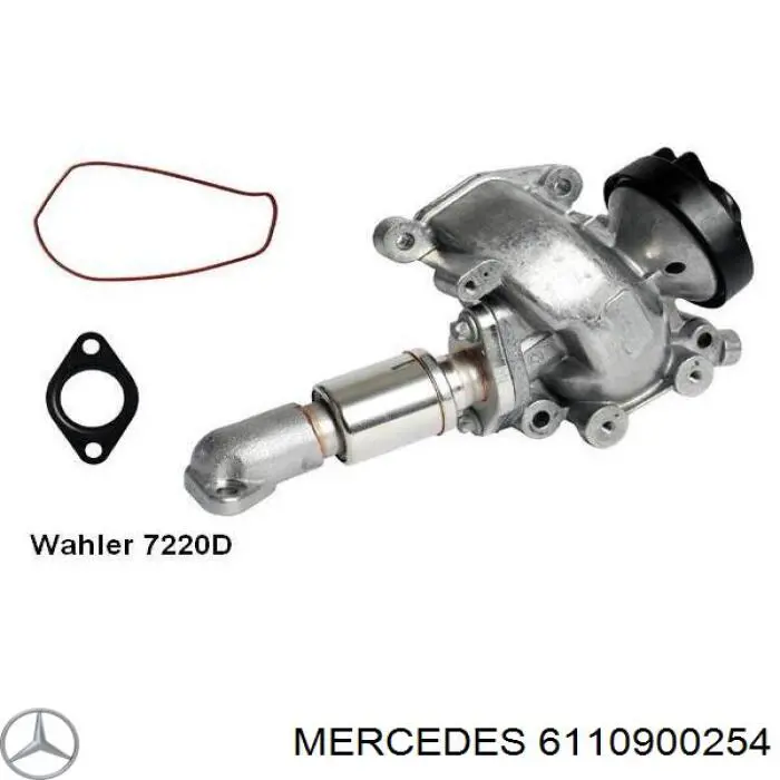Do koszyka A6110900254 Mercedes Zawór recyrkulacji spalin EGR