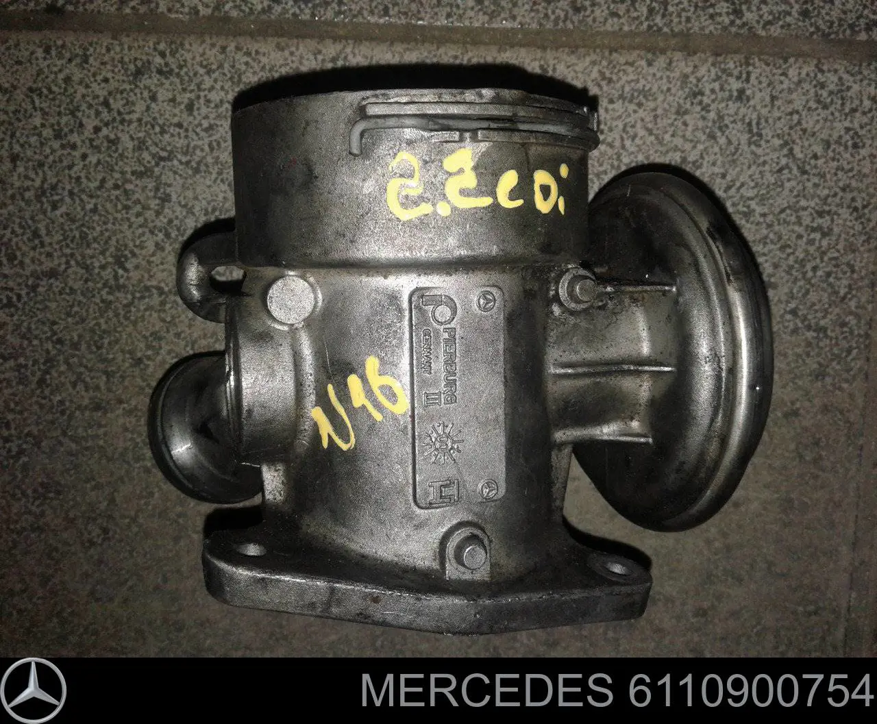 6110900754 Mercedes zawór recyrkulacji spalin egr