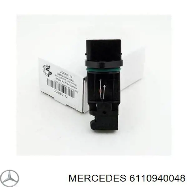 Czujnik przepływu powietrza, przepływomierz powietrza M.A.F. Mercedes 6110940048 cena, od 36,53 USD
