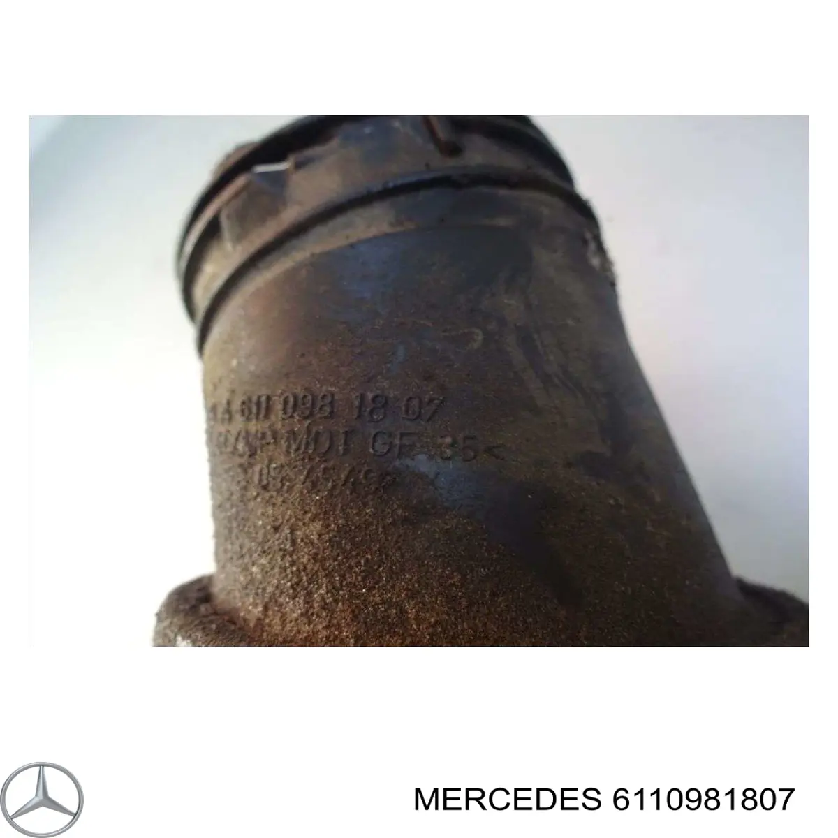 Króciec powietrza, wylot z turbiny (doładowanie) Mercedes 6110981807 cena, od 27,80 USD