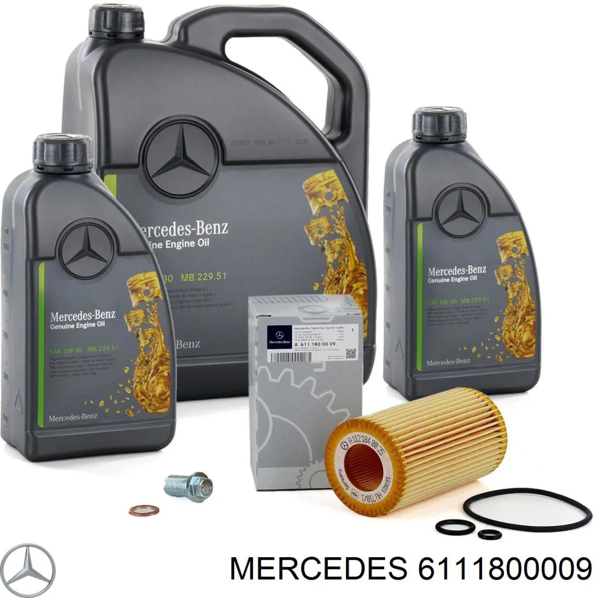 Filtr oleju Mercedes 6111800009