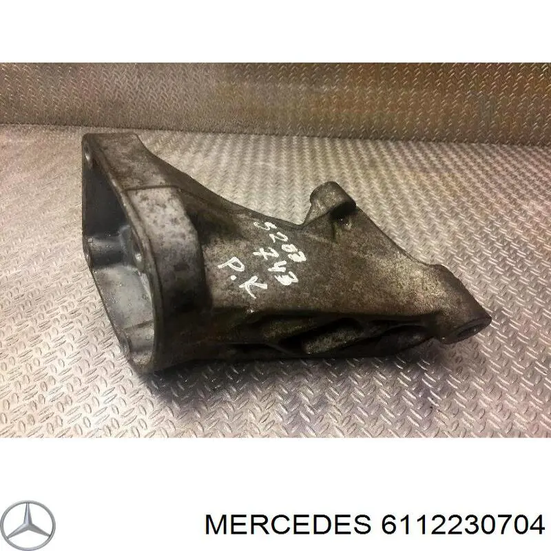 Wspornik lewej poduszki (podpory) silnika Mercedes 6112230704 cena, od 42,56 USD