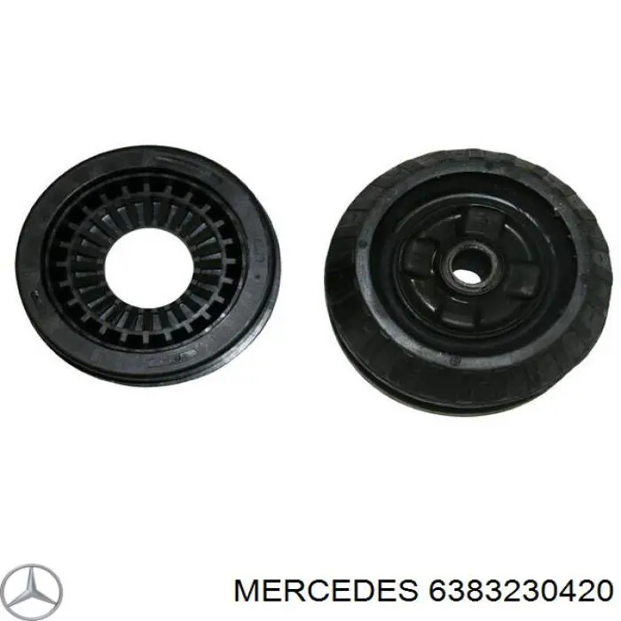 Do koszyka 6383230420 Mercedes Poduszka amortyzatora przedniego