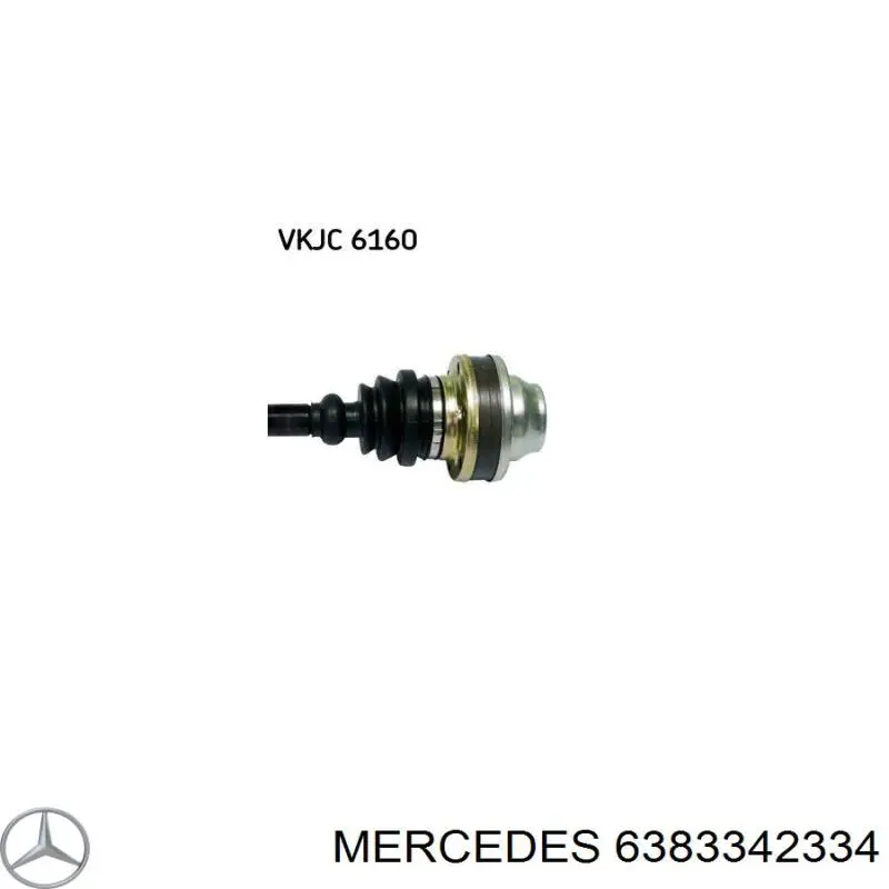 6383342334 Mercedes Półoś napędowa przednia