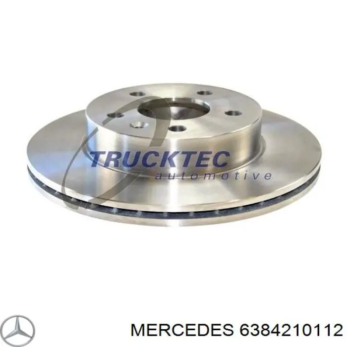 Do koszyka 6384210112 Mercedes Tarcza hamulcowa przednia