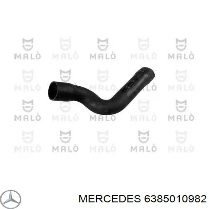 6385010982 Mercedes Przewód (króciec) chłodnicy górny