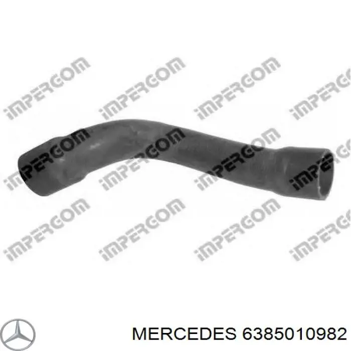Przewód (króciec) chłodnicy górny Mercedes A6385010982 cena, od 5,94 USD