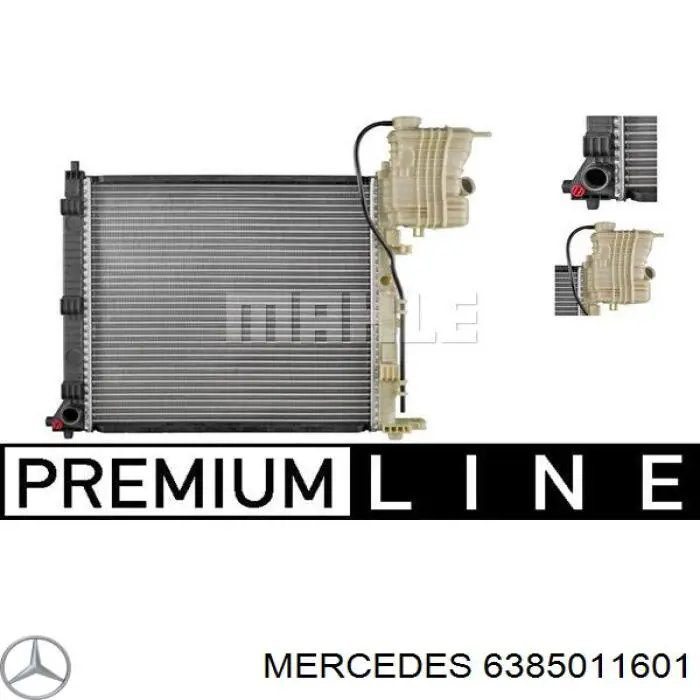 Chłodnica silnika Mercedes 6385011601 cena, od 190,89 USD
