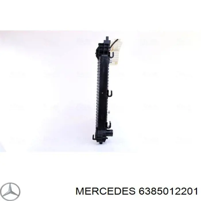 Do koszyka 6385012201 Mercedes Chłodnica silnika