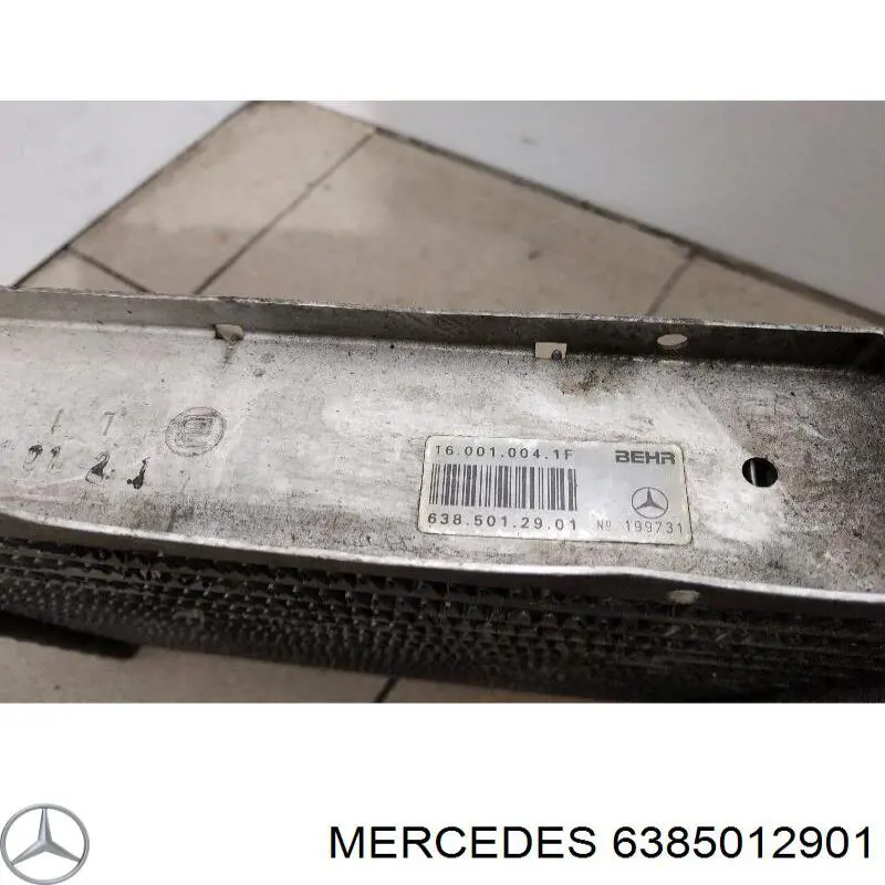 Chłodnica intercoolera Mercedes 6385012901 cena, od 81,72 USD