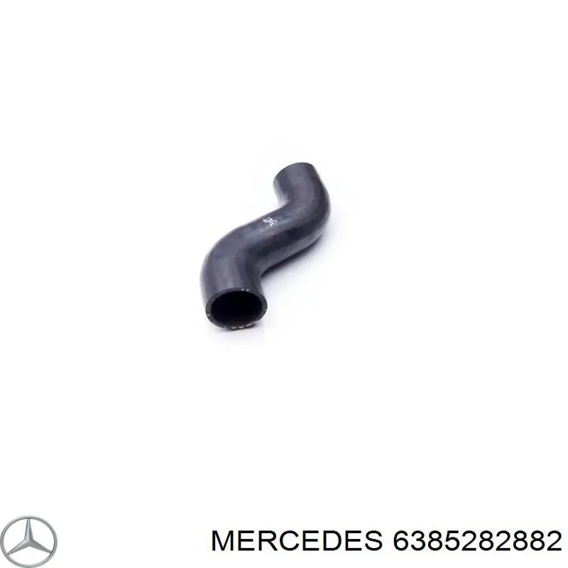 6385282882 Mercedes Króciec powietrza, wylot z turbiny (doładowanie)