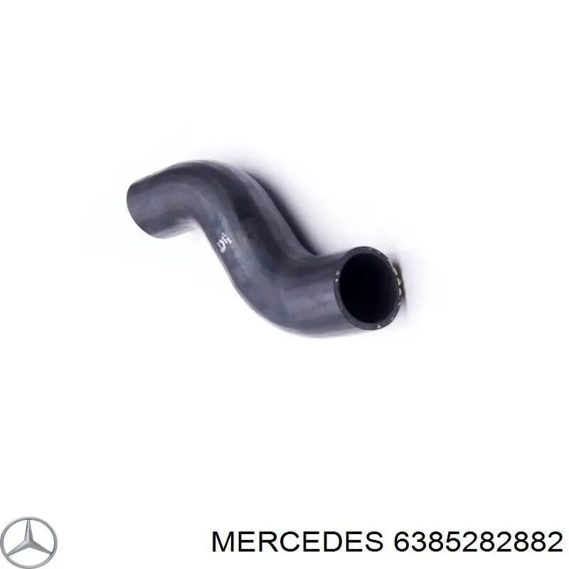 Do koszyka 6385282882 Mercedes Króciec powietrza, wylot z turbiny (doładowanie)