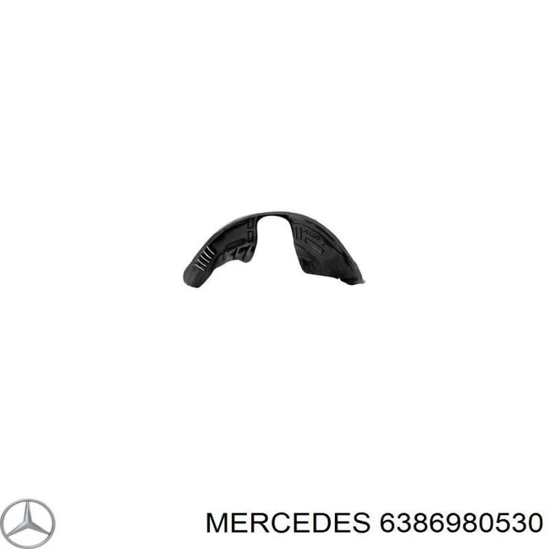 6386980530 Mercedes Nadkole błotnika przedniego prawe