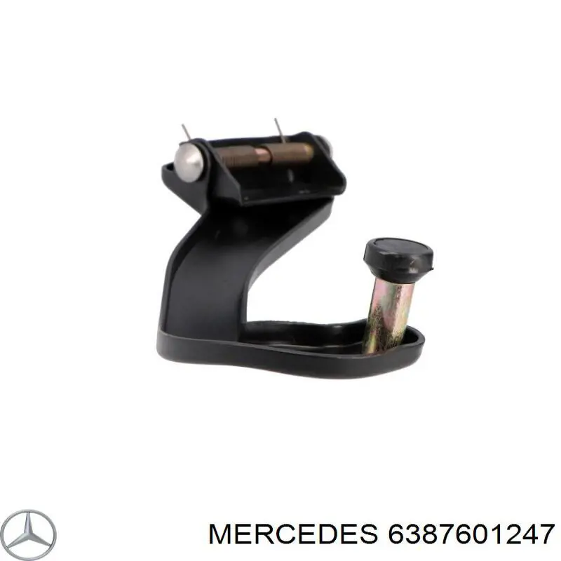 Do koszyka 6387601247 Mercedes Rolka drzwi bocznych (przesuwnych) prawa górna