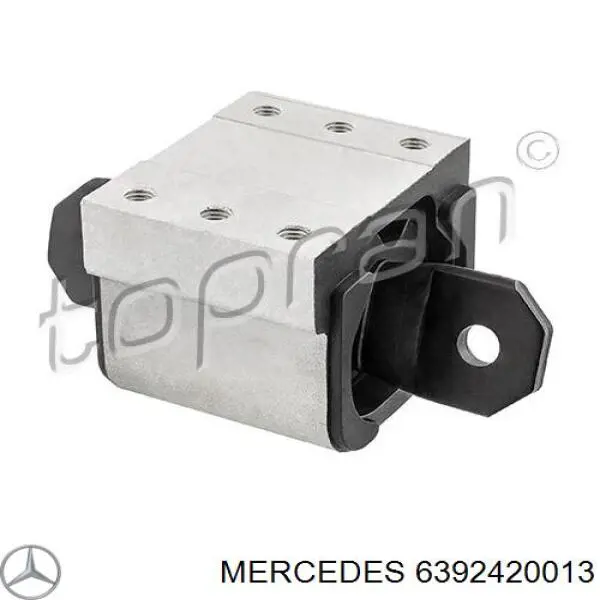 Poduszka (podpora skrzyni biegów) Mercedes 6392420013 cena, od 23,96 USD