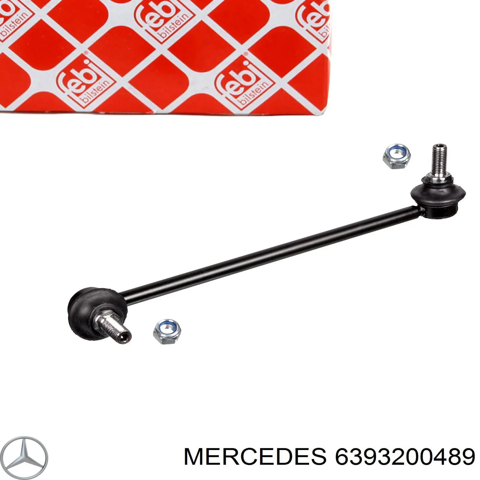 6393200489 Mercedes Łącznik stabilizatora przedniego lewy