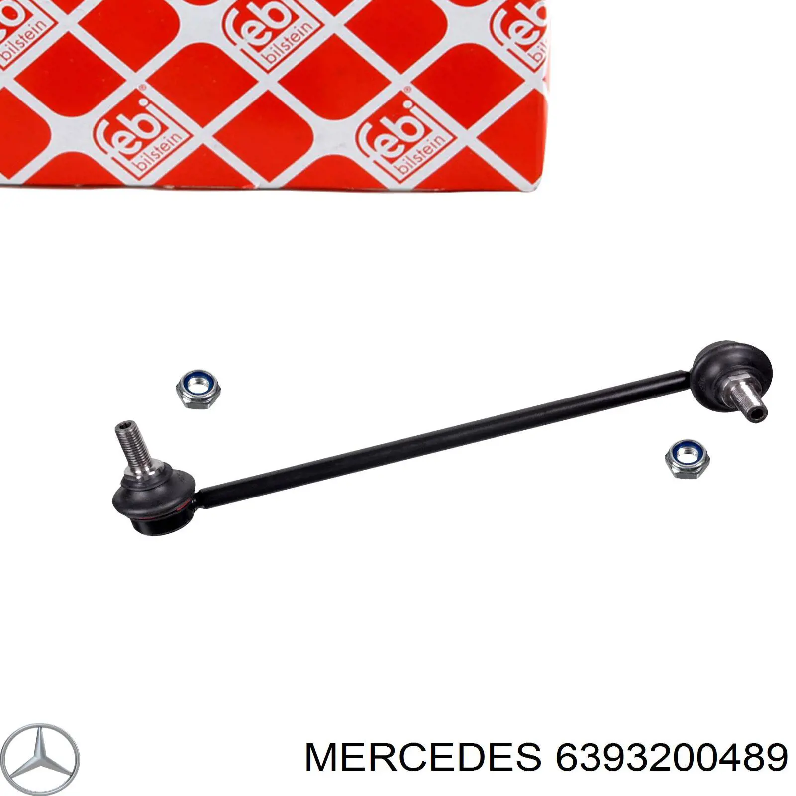 Łącznik stabilizatora przedniego lewy Mercedes 6393200489 cena, od 11,52 USD