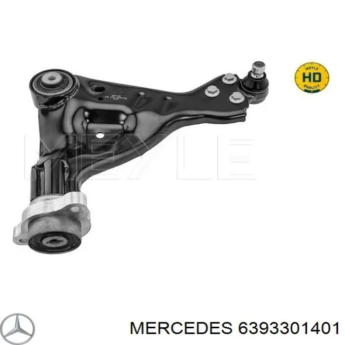 6393301401 Mercedes Wahacz zawieszenia przedniego dolny lewy