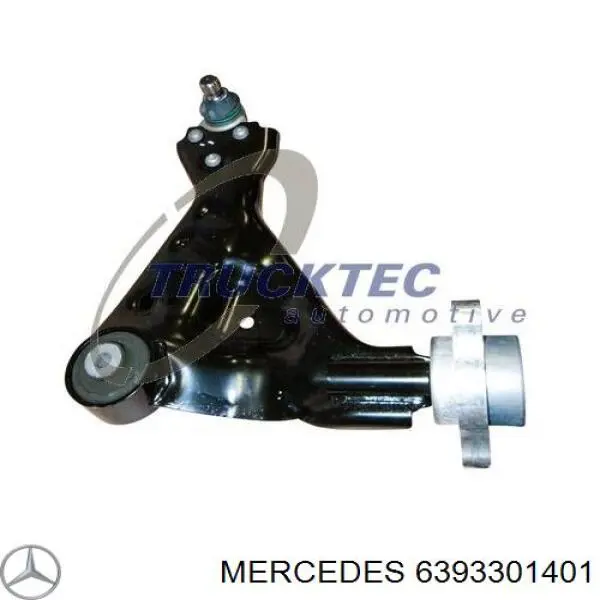 6393301401 Mercedes Wahacz zawieszenia przedniego dolny lewy