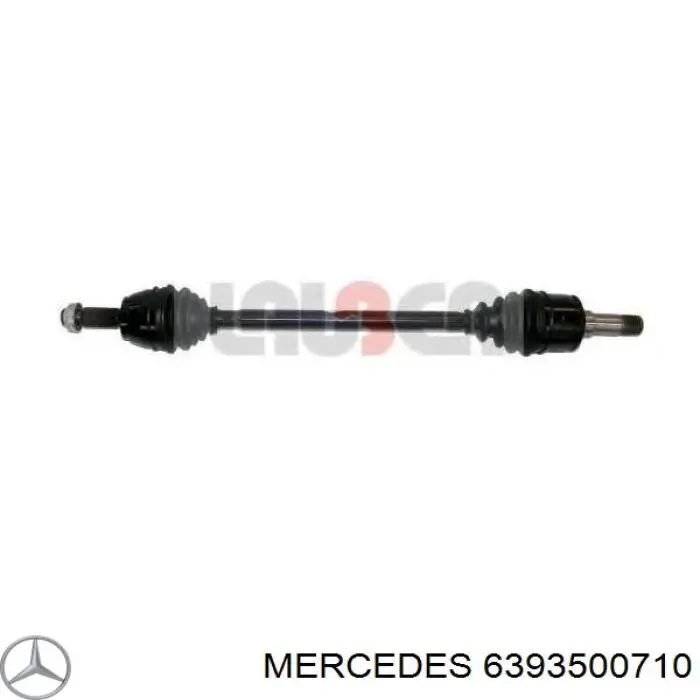 6393500710 Mercedes Półoś tylna