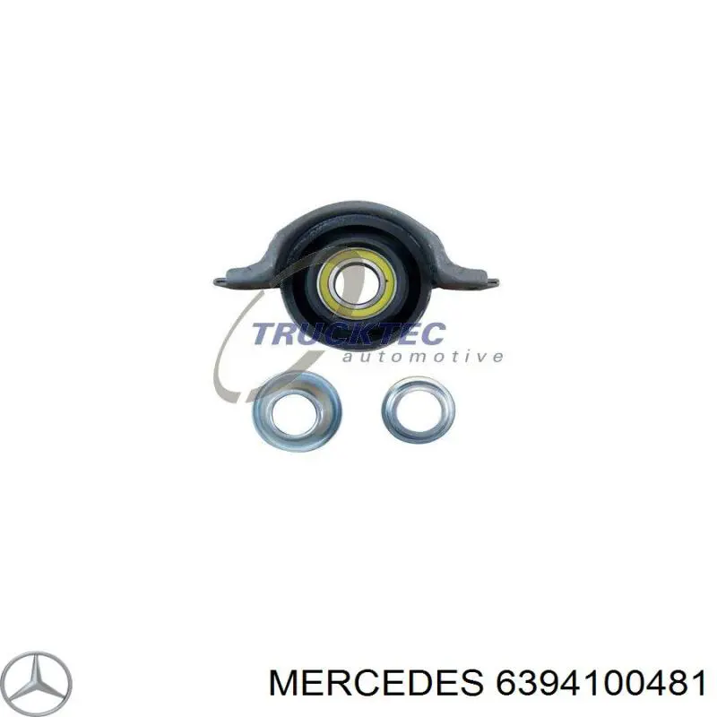 Do koszyka 6394100481 Mercedes Łożysko podwieszane wału Cardana