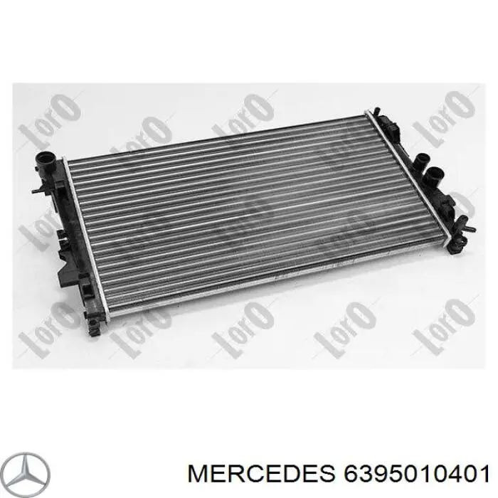 Do koszyka 6395010401 Mercedes Chłodnica silnika