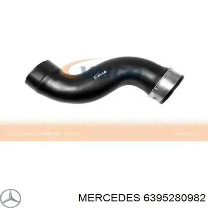 6395280982 Mercedes Przewód (króciec) intercoolera